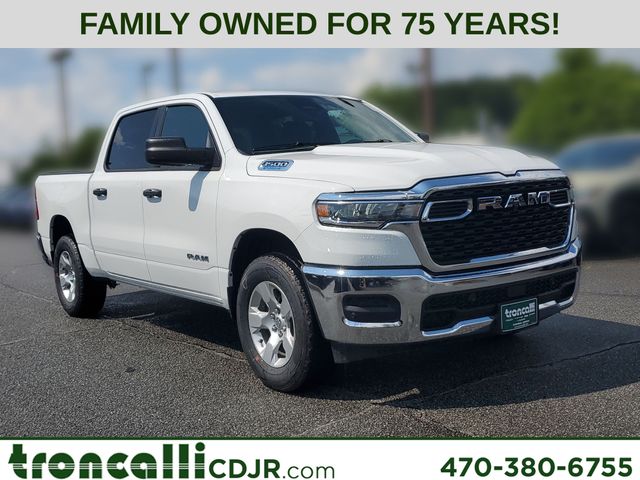 Bright White 2026 RAM 1500 Pickup Truck Four-Wheel Drive 8-Speed Automatic