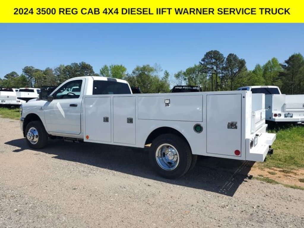 New 2024 Ram 3500 Chassis Cab 3500 TRADESMAN CHASSIS REGULAR CAB 4X4 84' CA Pickup