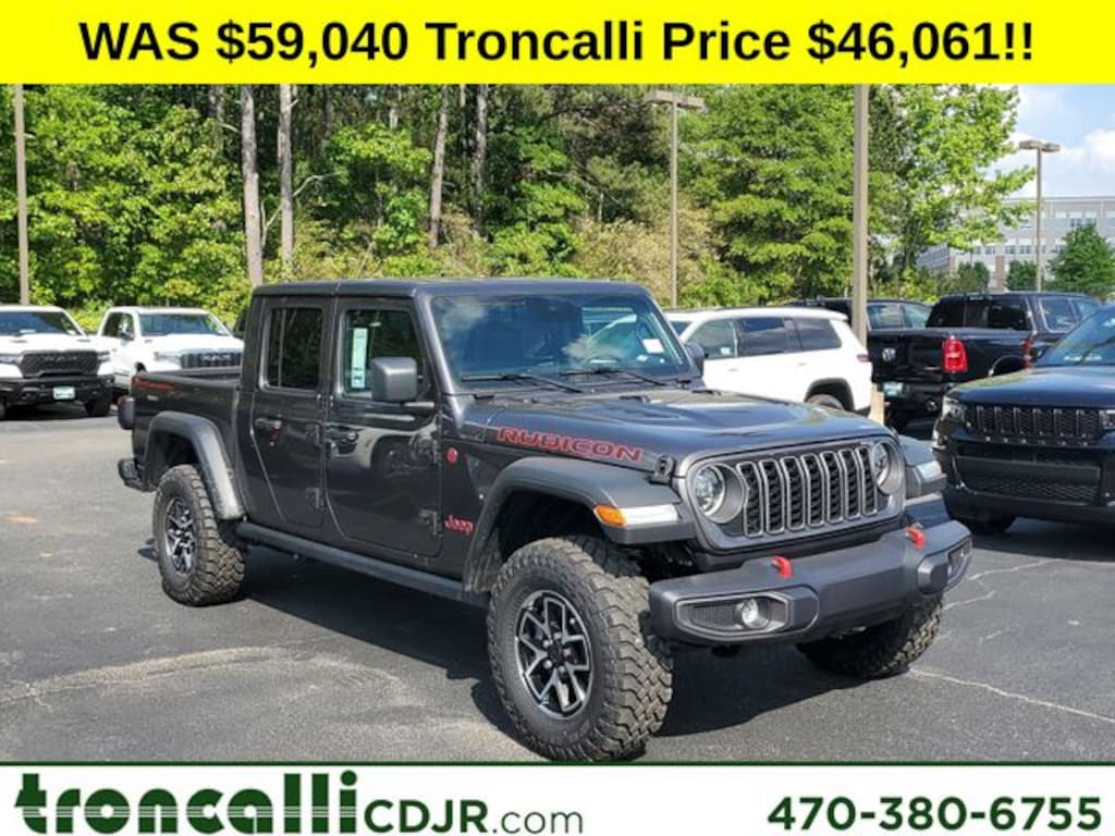 New 2025 Jeep Gladiator RUBICON 4X4 Pickup