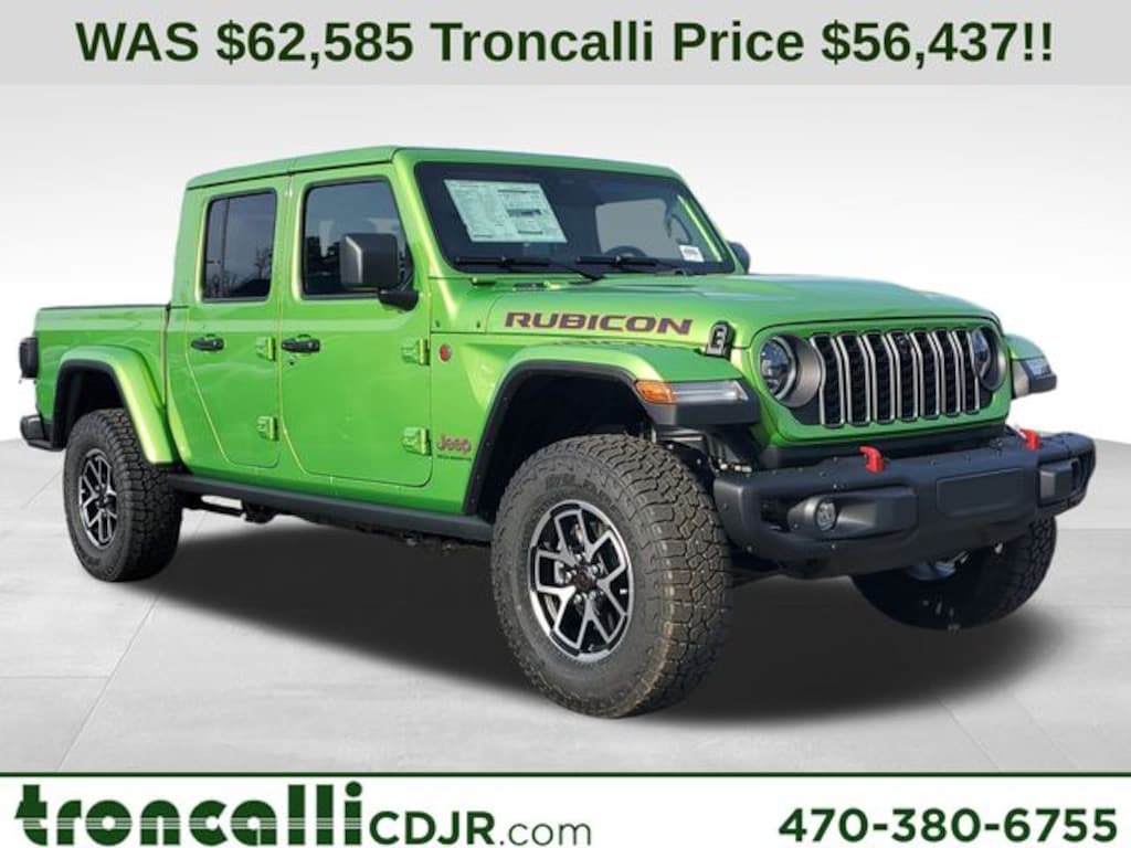 New 2026 Jeep Gladiator RUBICON X 4X4 Pickup