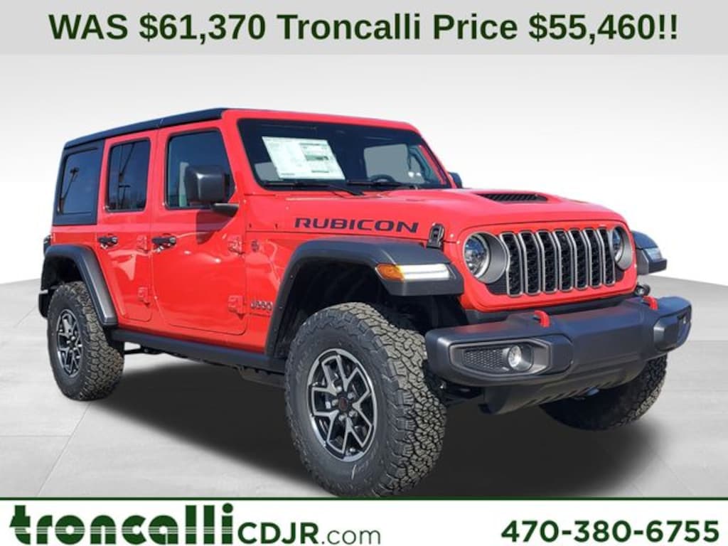 New 2026 Jeep Wrangler 4-DOOR RUBICON Sport Utility