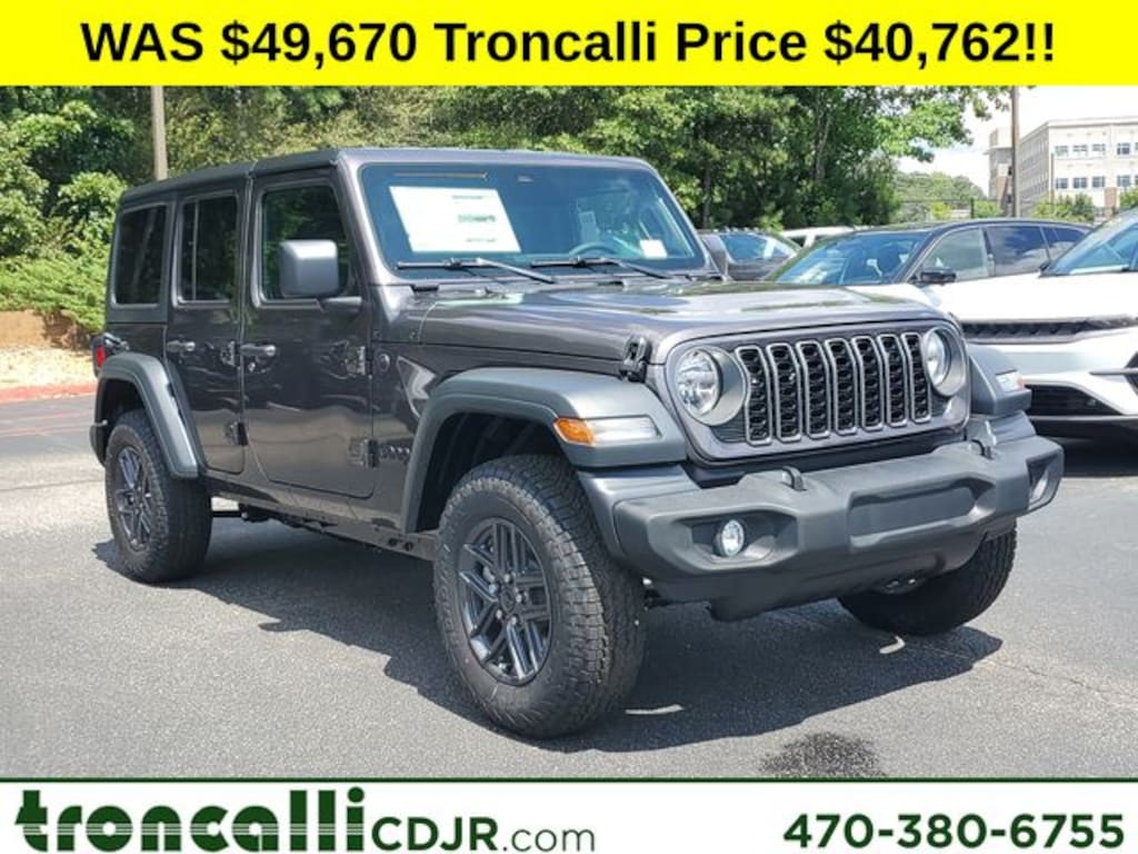 New 2025 Jeep Wrangler 4-DOOR SPORT S Sport Utility
