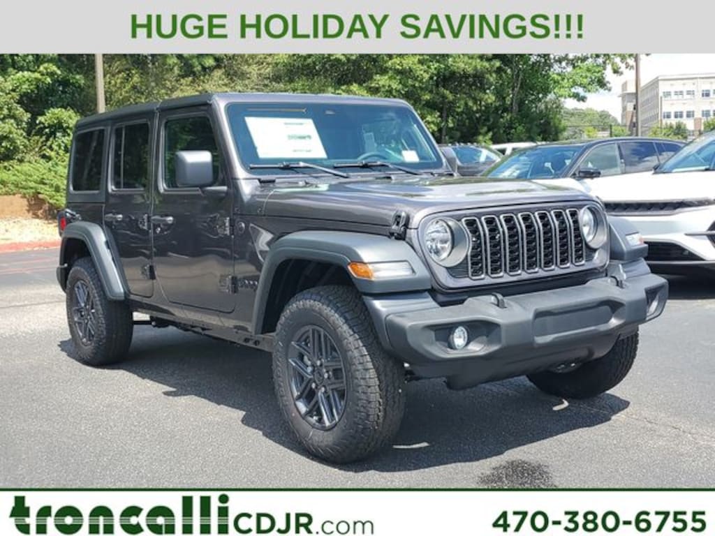 New 2025 Jeep Wrangler 4-DOOR SPORT S Sport Utility