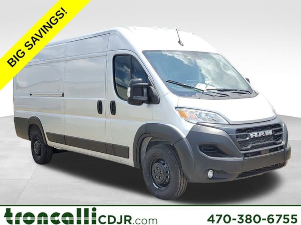 New 2024 Ram ProMaster PROMASTER 3500 TRADESMAN CARGO VAN HIGH ROOF 159' Cargo Van