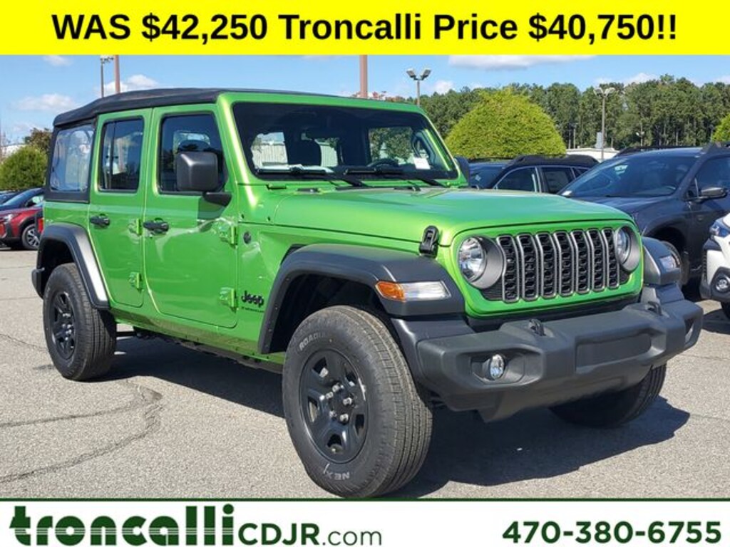 New 2026 Jeep Wrangler 4-DOOR SPORT Sport Utility