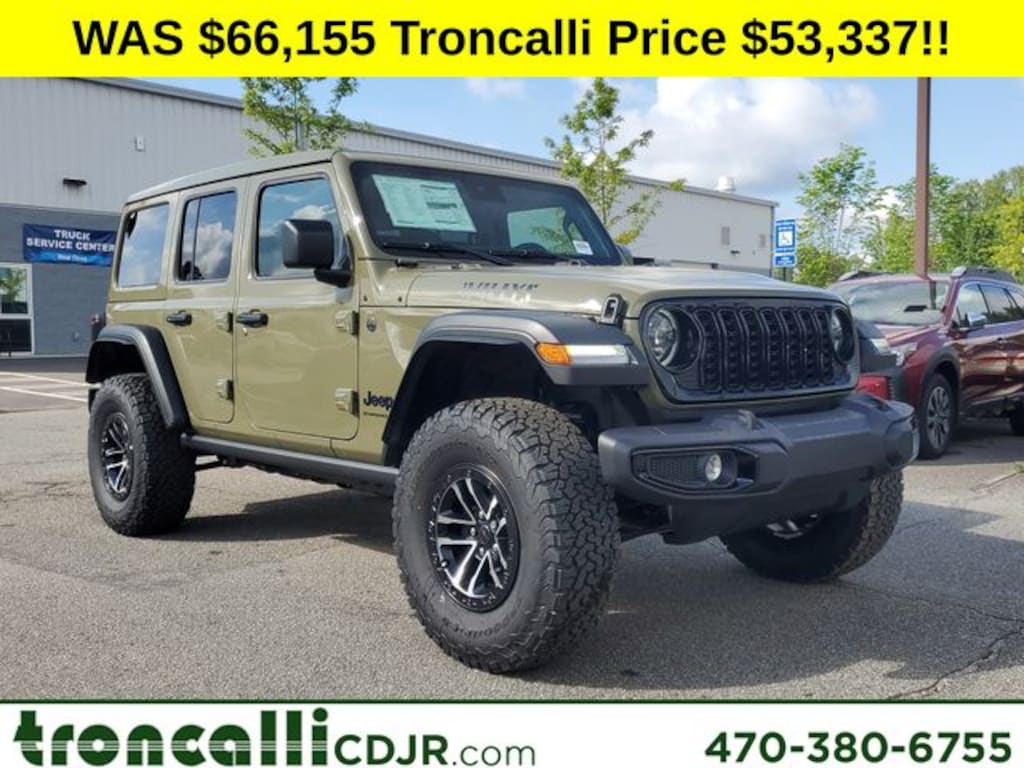 New 2025 Jeep Wrangler 4-DOOR WILLYS Sport Utility