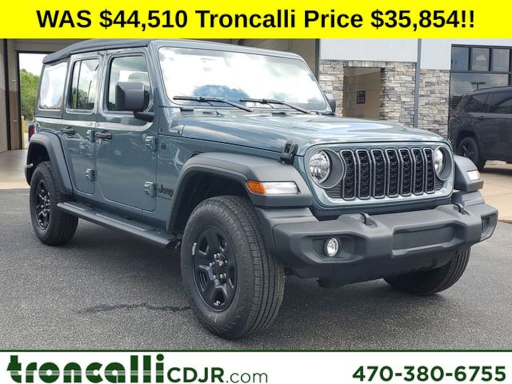 New 2025 Jeep Wrangler 4-DOOR SPORT Sport Utility