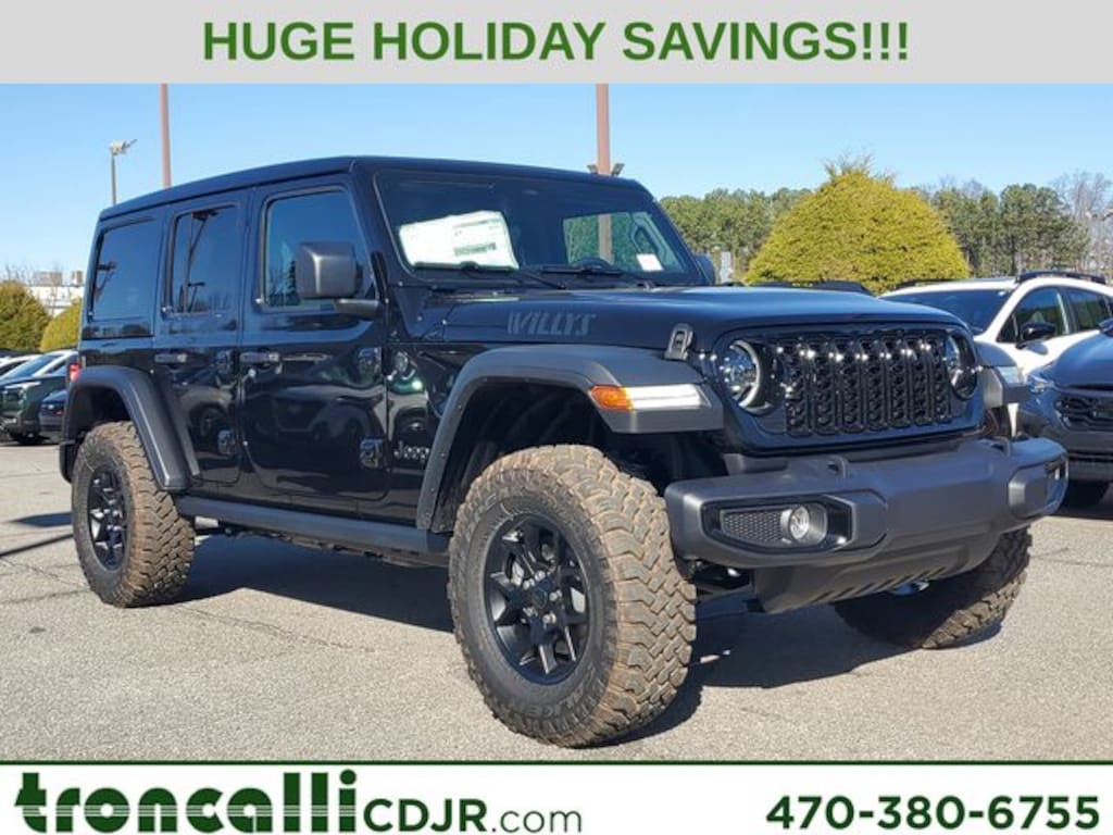 New 2026 Jeep Wrangler 4-DOOR WILLYS Sport Utility