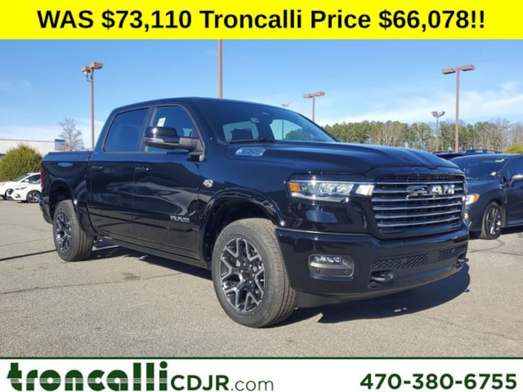 New 2026 Ram 1500 LARAMIE CREW CAB 4X4 5'7 BOX Pickup