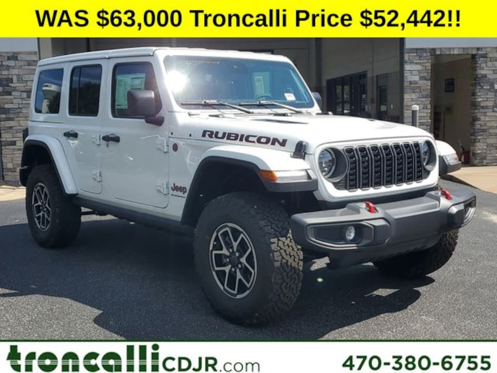 New 2025 Jeep Wrangler 4-DOOR RUBICON Sport Utility