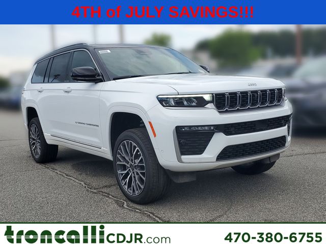 Bright White 2026 Jeep Grand Cherokee L SUV / Crossover Four-Wheel Drive 8-Speed Automatic