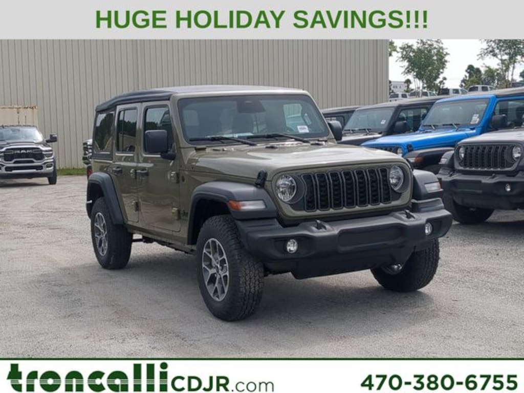 New 2025 Jeep Wrangler 4-DOOR SPORT S Sport Utility