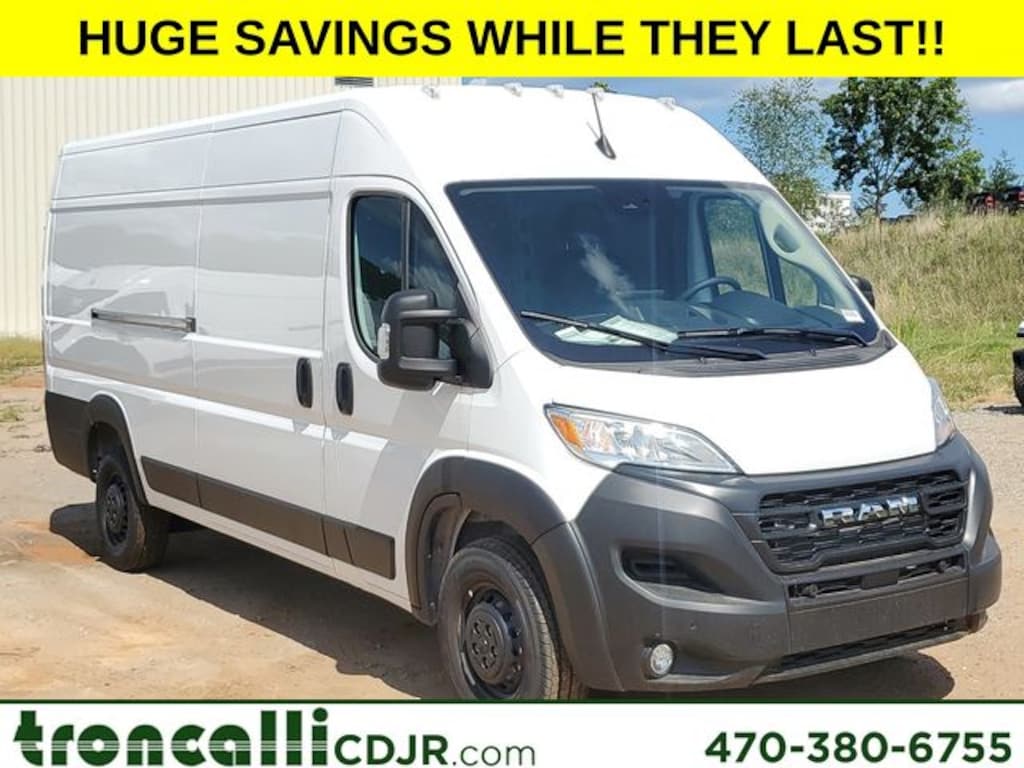 New 2024 Ram ProMaster PROMASTER 3500 TRADESMAN CARGO VAN HIGH ROOF 159' Cargo Van