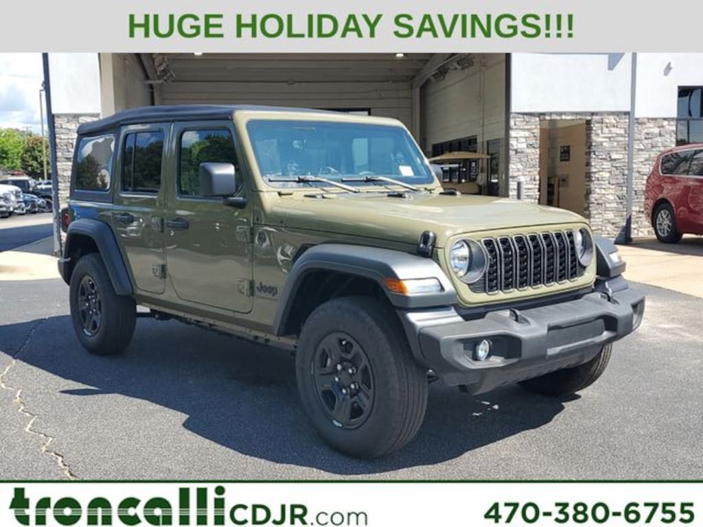 New 2025 Jeep Wrangler 4-DOOR SPORT Sport Utility