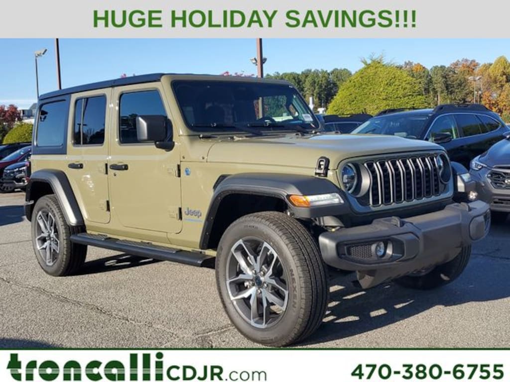 New 2025 Jeep Wrangler 4xe 4-DOOR SPORT S Sport Utility