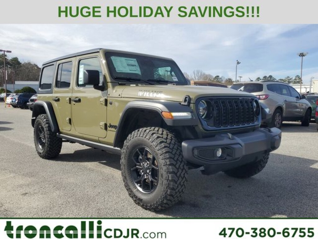 New 2026 Jeep Wrangler 4-DOOR WILLYS Sport Utility
