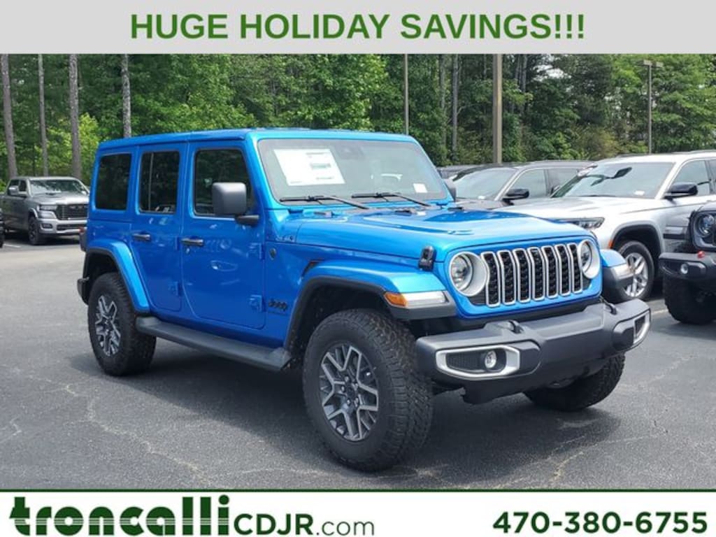 New 2025 Jeep Wrangler 4-DOOR SAHARA Sport Utility