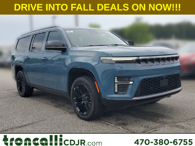 Gray (Steel Blue) 2026 Jeep Grand Wagoneer L SUV / Crossover Four-Wheel Drive 8-Speed Automatic