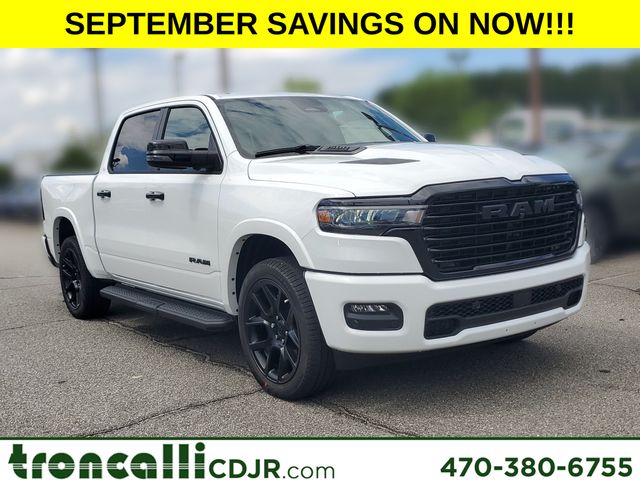 Bright White 2026 RAM 1500 Pickup Truck Four-Wheel Drive 8-Speed Automatic