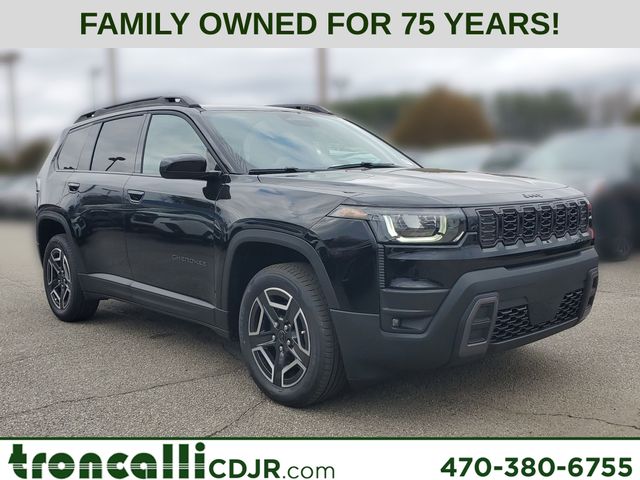 Diamond Black Crystal Pearlcoat 2026 Jeep Cherokee SUV / Crossover Four-Wheel Drive Continuously Variable Transmission
