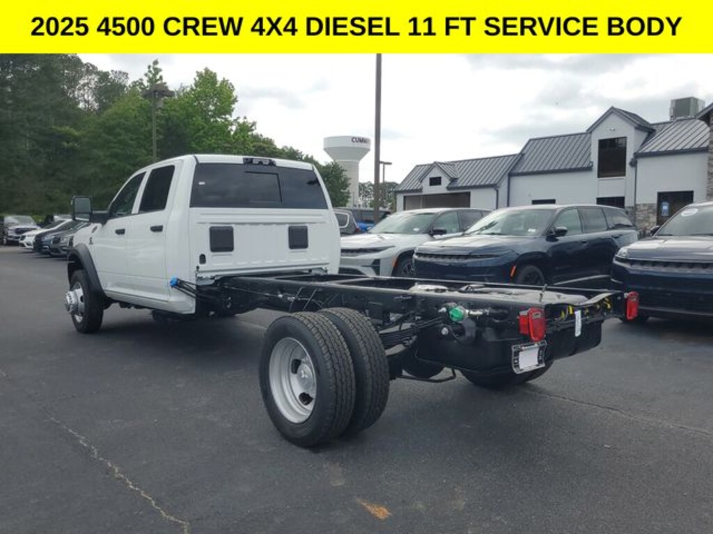 New 2025 Ram 4500 Chassis Cab 4500 TRADESMAN CHASSIS CREW CAB 4X4 84' CA Pickup