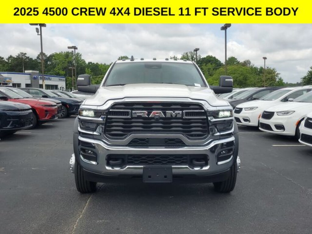 New 2025 Ram 4500 Chassis Cab 4500 TRADESMAN CHASSIS CREW CAB 4X4 84' CA Pickup