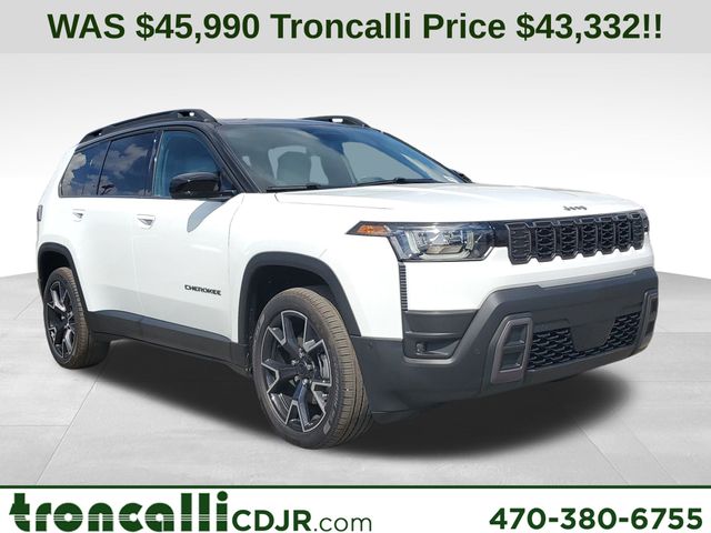 Bright White 2026 Jeep Cherokee Overland 4WD SUV / Crossover Four-Wheel Drive Continuously Variable Transmission