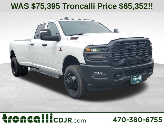 Bright White 2026 RAM 3500 Tradesman Crew Cab LB DRW 4WD Pickup Truck Four-Wheel Drive 8-Speed Automatic
