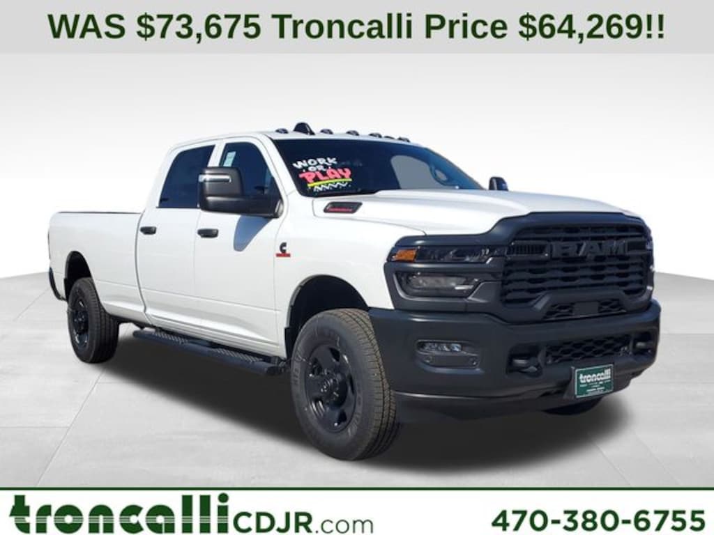 New 2026 Ram 3500 TRADESMAN CREW CAB 4X4 8' BOX Pickup
