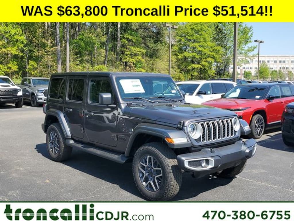 New 2025 Jeep Wrangler 4-DOOR SAHARA Sport Utility