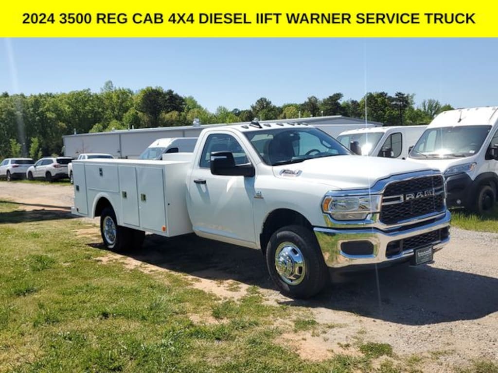 New 2024 Ram 3500 Chassis Cab 3500 TRADESMAN CHASSIS REGULAR CAB 4X4 84' CA Pickup