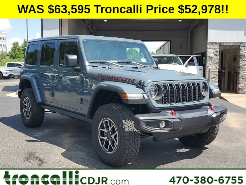 New 2025 Jeep Wrangler 4-DOOR RUBICON Sport Utility