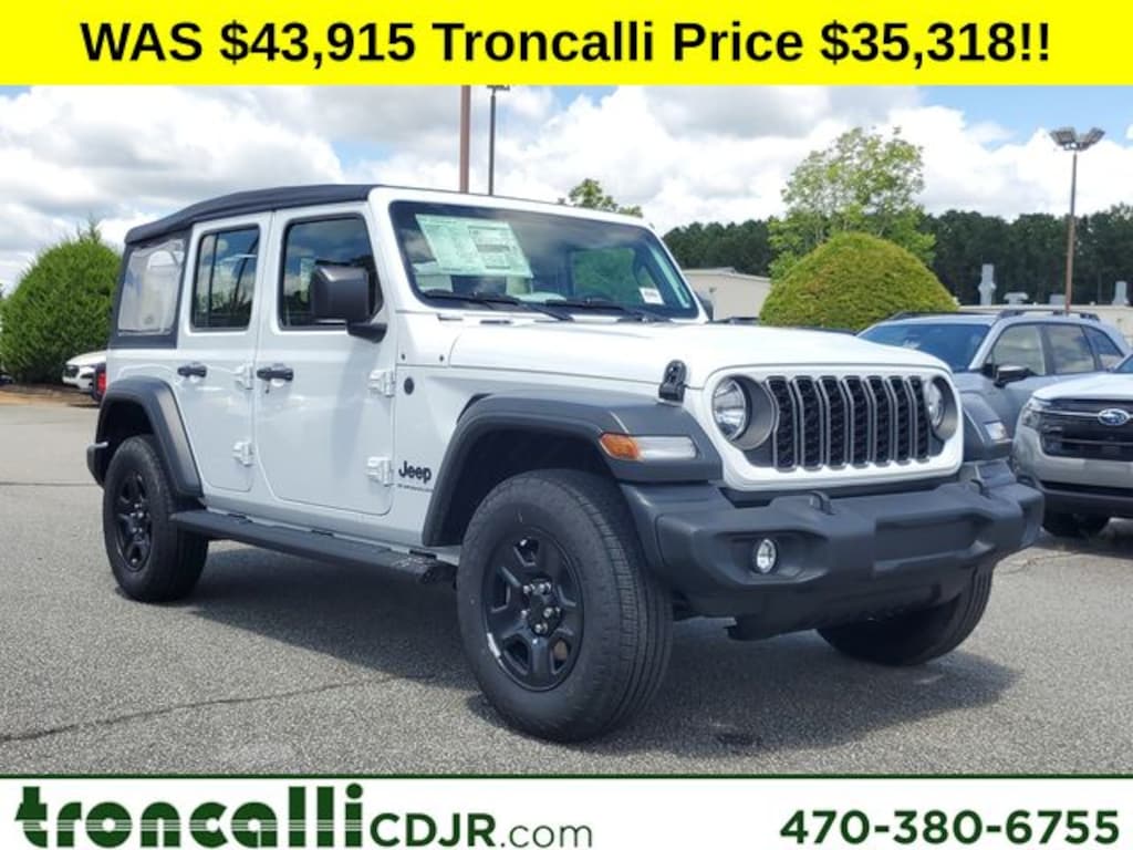 New 2025 Jeep Wrangler 4-DOOR SPORT Sport Utility