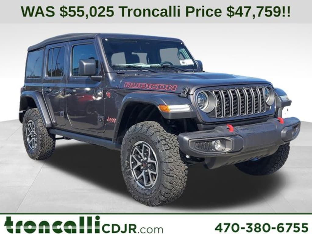 New 2026 Jeep Wrangler 4-DOOR RUBICON Sport Utility