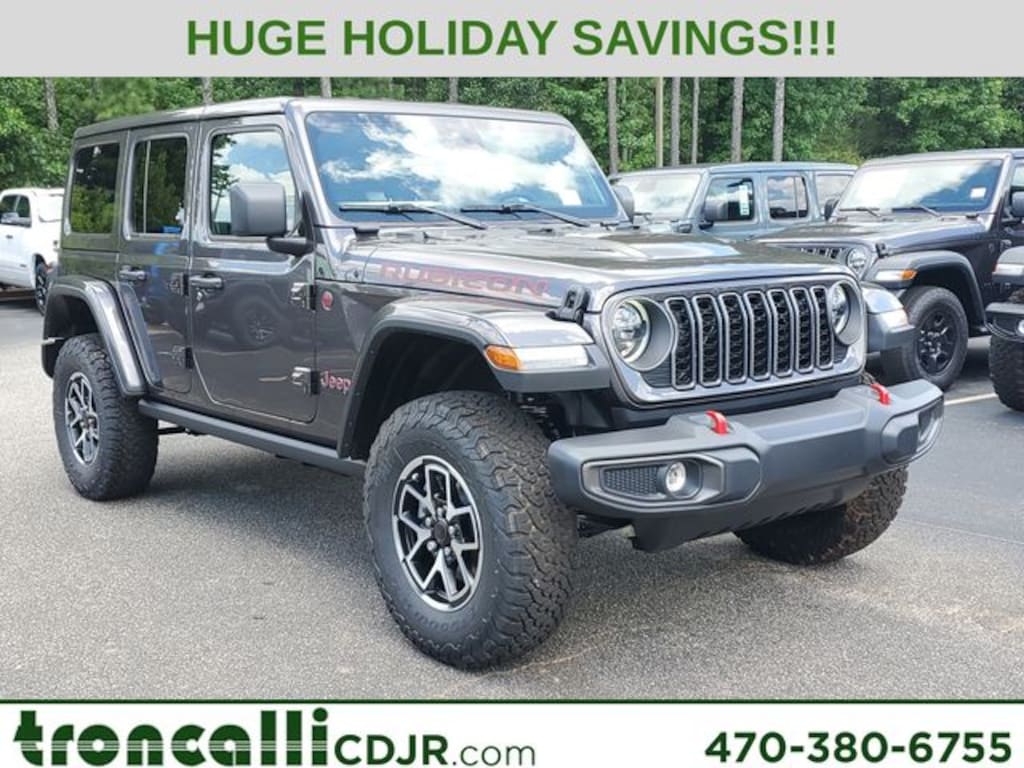 New 2025 Jeep Wrangler 4-DOOR RUBICON Sport Utility