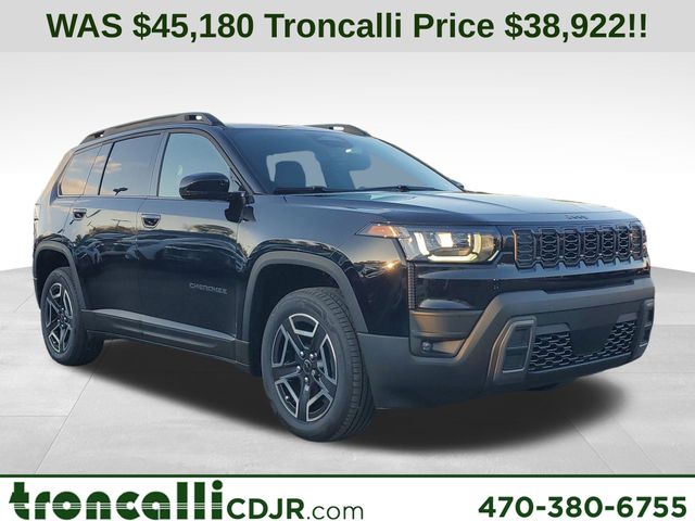 Diamond Black Crystal Pearlcoat 2026 Jeep Cherokee Limited 4WD SUV / Crossover Four-Wheel Drive Continuously Variable Transmission