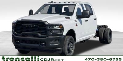 Ceramic Gray 2026 RAM 3500 Chassis Tradesman Crew Cab LB DRW 4WD Pickup Truck Four-Wheel Drive 8-Speed Automatic