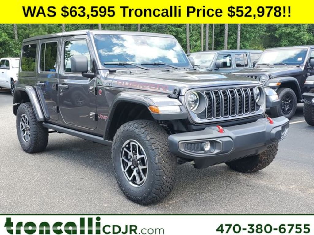 New 2025 Jeep Wrangler 4-DOOR RUBICON Sport Utility