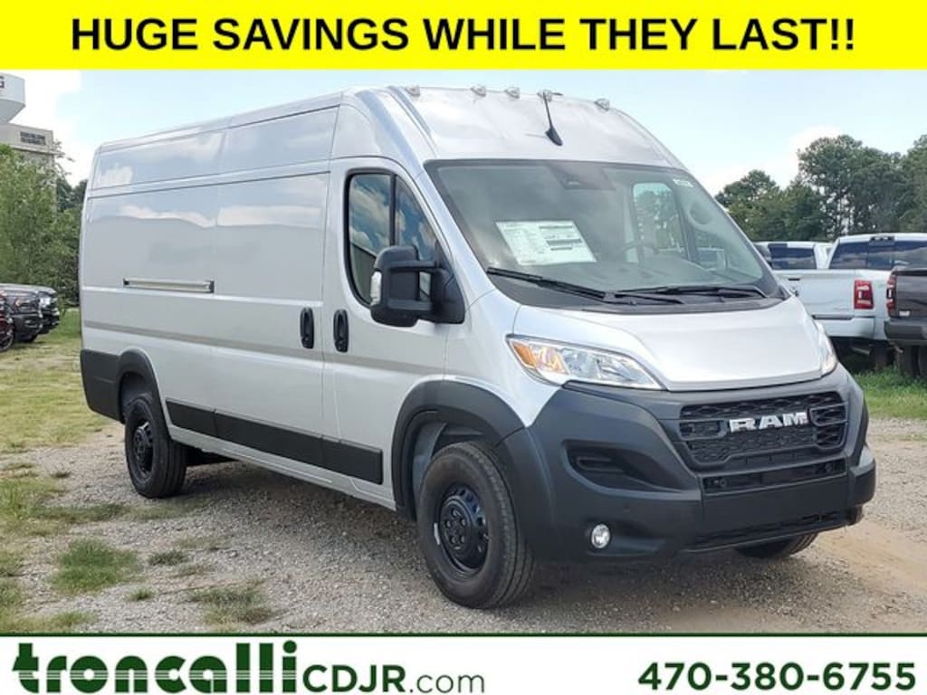 New 2024 Ram ProMaster PROMASTER 3500 TRADESMAN CARGO VAN HIGH ROOF 159' Cargo Van