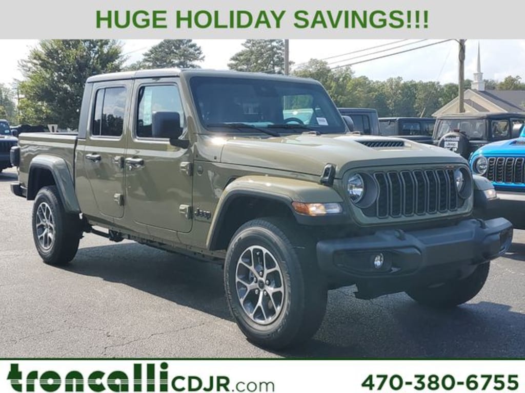 New 2025 Jeep Gladiator SPORT S 4X4 Pickup