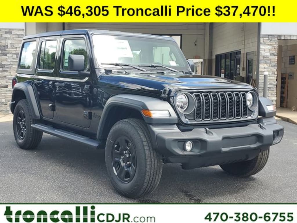 New 2025 Jeep Wrangler 4-DOOR SPORT Sport Utility
