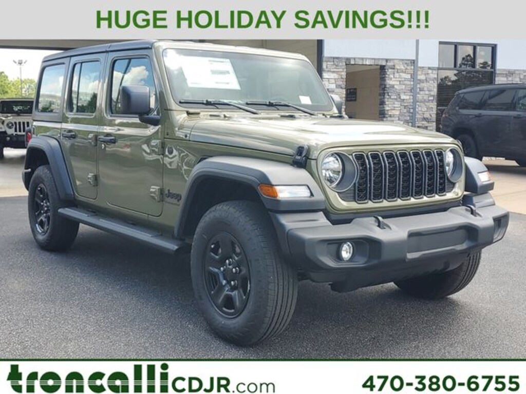 New 2025 Jeep Wrangler 4-DOOR SPORT Sport Utility