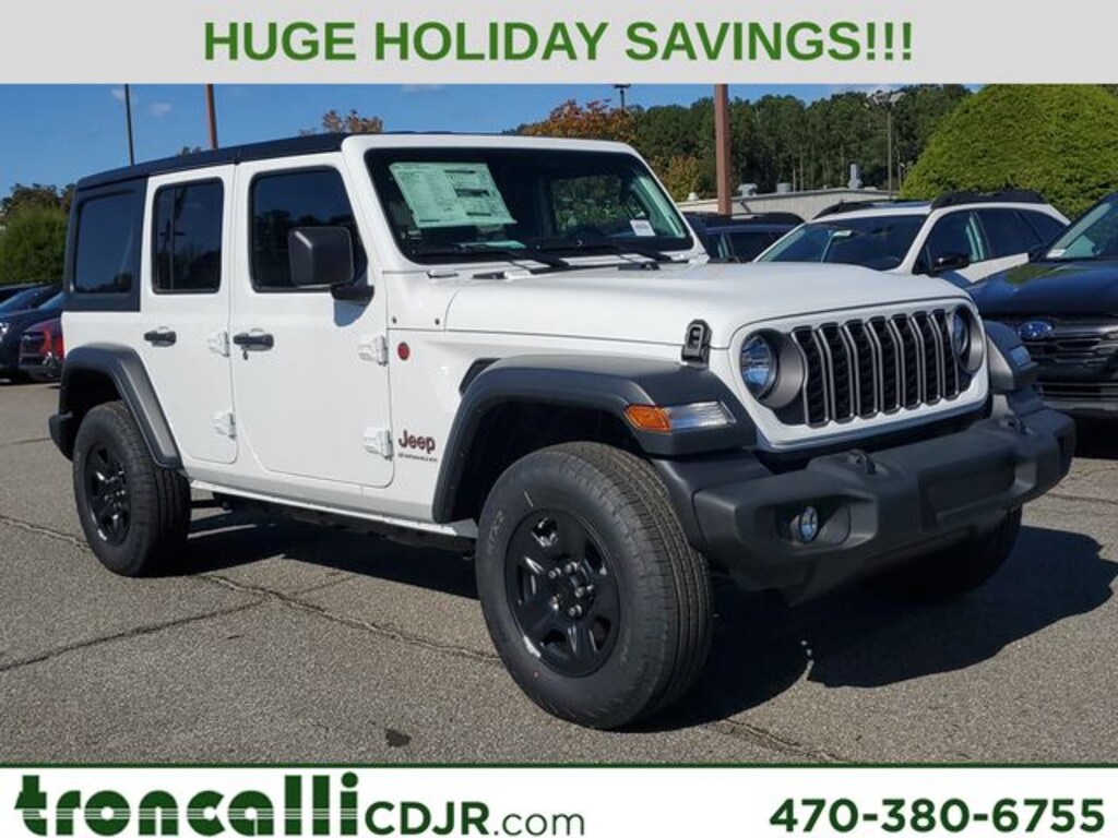 New 2026 Jeep Wrangler 4-DOOR SPORT Sport Utility