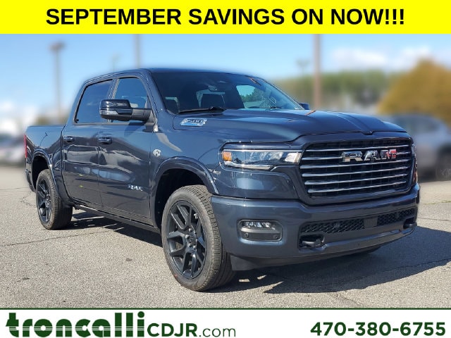 Forged Blue 2026 RAM 1500 Pickup Truck Four-Wheel Drive 8-Speed Automatic