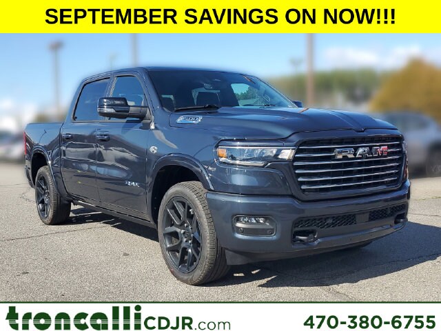 Forged Blue 2026 RAM 1500 Pickup Truck Four-Wheel Drive 8-Speed Automatic