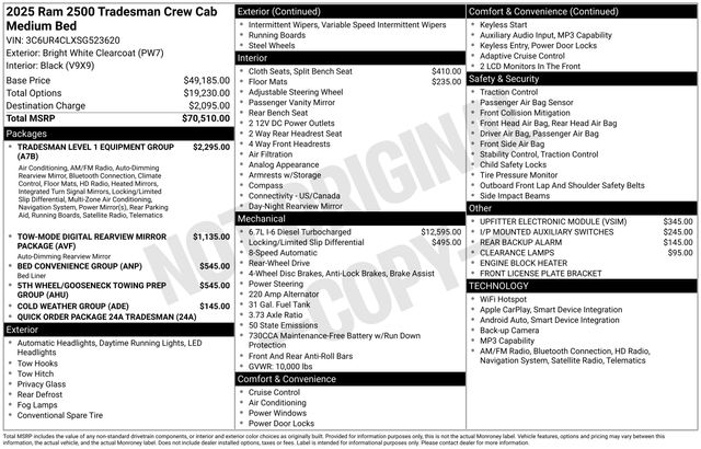 2025 RAM 2500 Tradesman - Photo 34