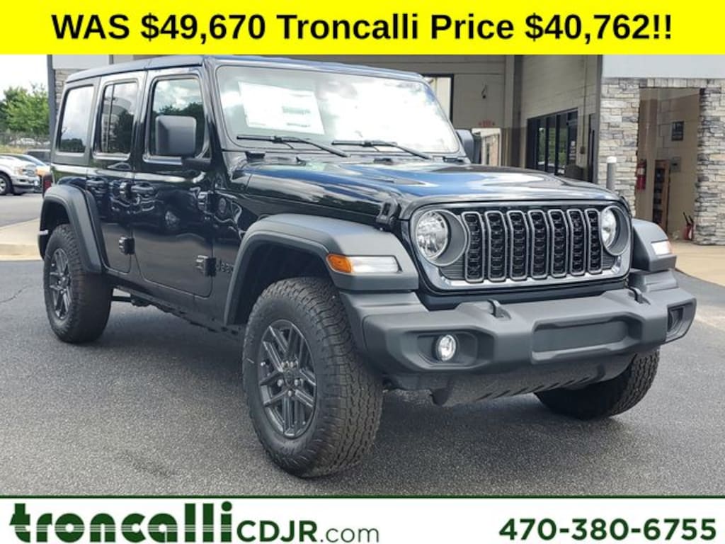 New 2025 Jeep Wrangler 4-DOOR SPORT S Sport Utility