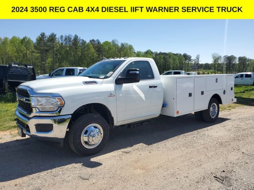 New 2024 Ram 3500 Chassis Cab 3500 TRADESMAN CHASSIS REGULAR CAB 4X4 84' CA Pickup