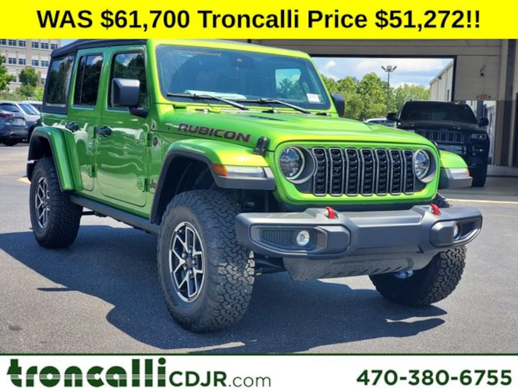 New 2025 Jeep Wrangler 4-DOOR RUBICON Sport Utility