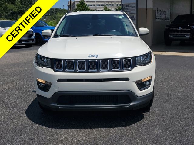 Certified 2018 Jeep Compass Latitude with VIN 3C4NJDBB5JT366226 for sale in Jefferson, GA
